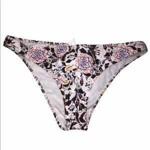 Cupshe size XXlarge floral bikini swim bottoms